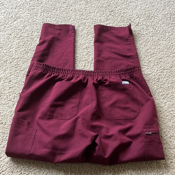 Figs maroon pants - Picture 6 of 6